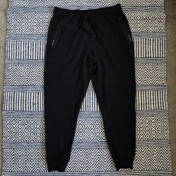 Spyder Active Pro Jogger ProW=B Tapper Leg Black Sweatpants Size XL NWT - Picture 10 of 16